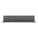 Intellinet 19&quot; Cable Entry Panel with Cable Tray 2-Pack, with Brush, 1U, Black, 2pcs in a B