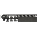 Intellinet 19&quot; Cable Management Panel, 19&quot; Rackmount Cable Manager, 1U, with Cover