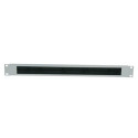 Intellinet 19&quot; Cable Entry Panel, 1U, with Brush Insert, Grey