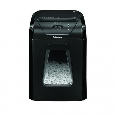 Fellowes Powershred 12C paper shredder Cross shredding 22.5 cm Black
