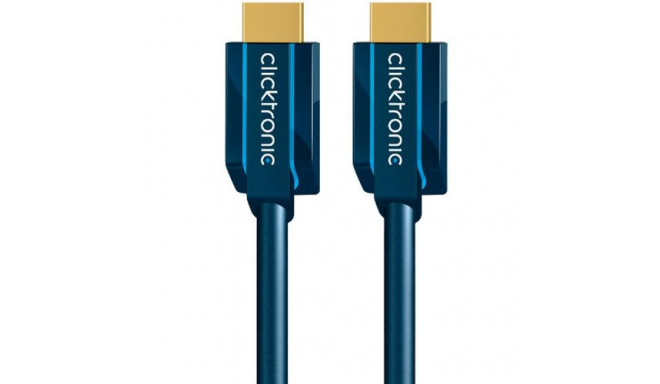 ClickTronic 0.5m High Speed HDMI HDMI cable HDMI Type A (Standard) Blue