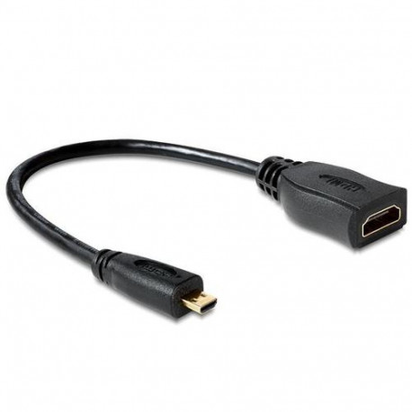 DeLOCK 65391 HDMI cable 0.23 m HDMI Type A (Standard) HDMI Type D (Micro) Black