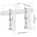 Equip 37"-70" Pop-Out Video Wall Mount Bracket