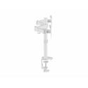 Equip 17"-32" Articulating Dual Monitor Desk Mount Bracket, White