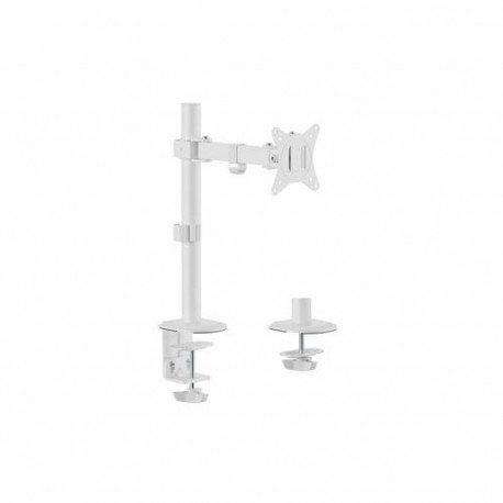 Equip 17"-32" Articulating Monitor Desk Mount Bracket, White