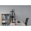 Equip 17"-32" Articulating Quad Monitor Tabletop Stand