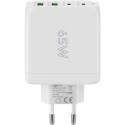 Goobay 64818 mobile device charger Headphones, Laptop, Smartphone White AC Fast charging Indoor