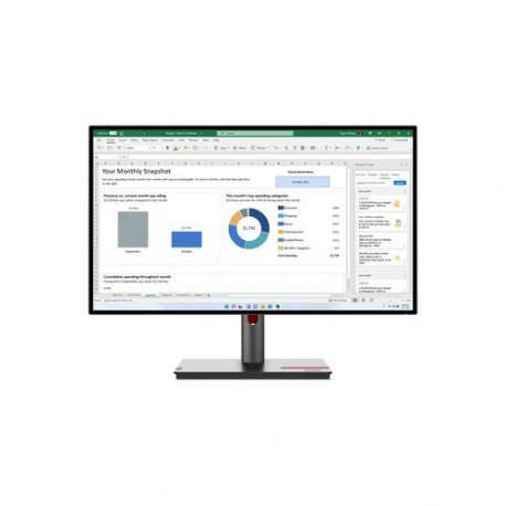 Lenovo ThinkVision P27h-30 computer monitor 68.6 cm (27") 2560 x 1440 pixels Quad HD LCD Bl