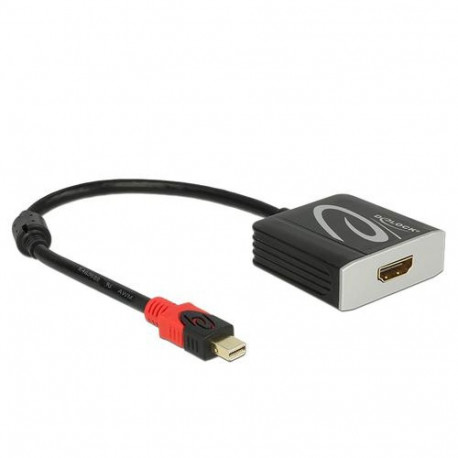DeLOCK 62735 video cable adapter 0.2 m Mini DisplayPort HDMI Type A (Standard) Black