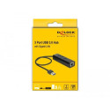 DeLOCK USB 3.0 Hub 3 Port + 1 Port Gigabit LAN 10/100/1000 Mbps