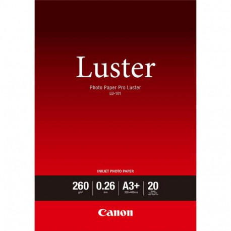 Canon LU-101 Luster Photo Paper Pro A3 Plus - 20 Sheets