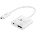 Goobay USB-C HDMI Adapter 4k 60 Hz, White
