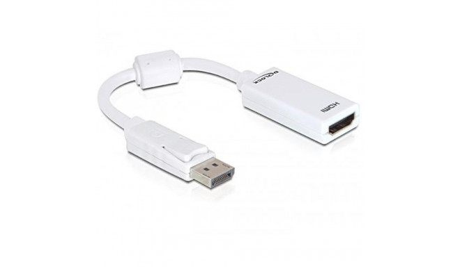 DeLOCK 61767 video cable adapter 0.125 m DisplayPort HDMI Type A (Standard) White