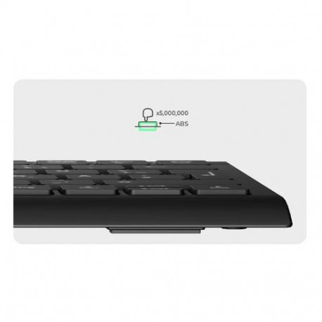 KeySonic KSK-5011ELC (DE) keyboard Home USB QWERTZ German Black