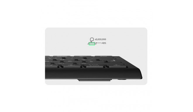 KeySonic KSK-5011ELC (DE) keyboard Home USB QWERTZ German Black
