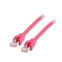 Equip Cat 8.1 S/FTP (PIMF) Patch Cable, LSOH, 3.0m, Red