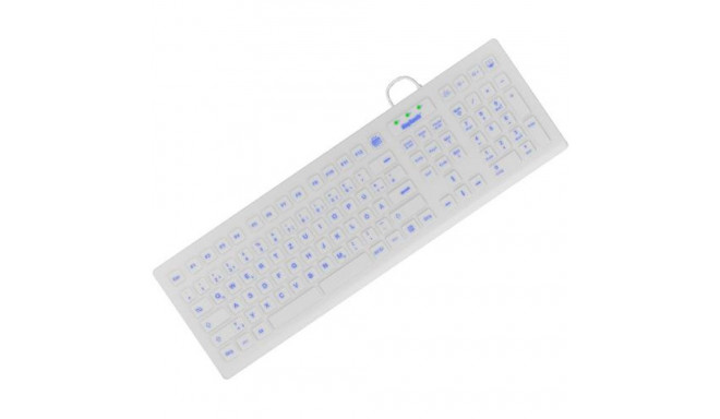 KeySonic KSK-8031INEL-Wh (DE) keyboard Industrial USB QWERTZ German White