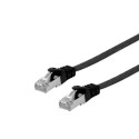 Equip Cat.6A U/FTP Flat Patch Cable, 10.0m, black