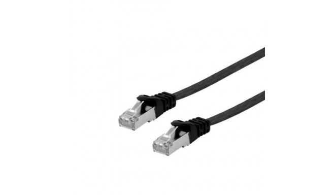 Equip Cat.6A U/FTP Flat Patch Cable, 5.0m, black