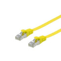 Equip Cat.6A U/FTP Flat Patch Cable, 2.0m, Yellow