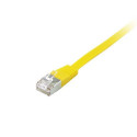 Equip Cat.6A U/FTP Flat Patch Cable, 2.0m, Yellow