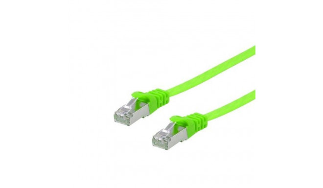 Equip Cat.6A U/FTP Flat Patch Cable, 2.0m, Green