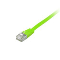 Equip Cat.6A U/FTP Flat Patch Cable, 2.0m, Green
