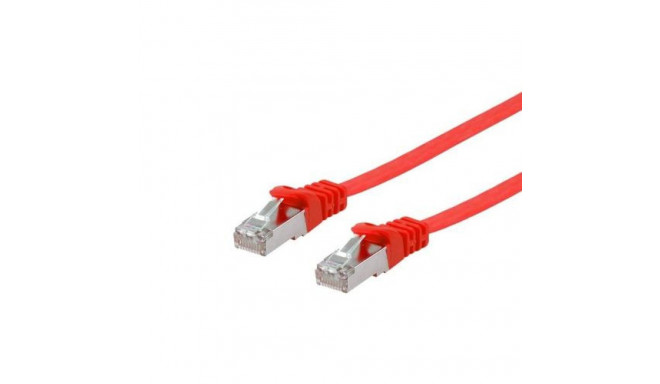 Equip Cat.6A U/FTP Flat Patch Cable, 2.0m, Red