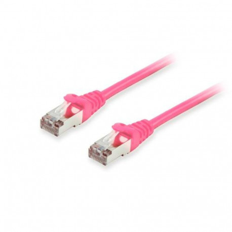 Equip Cat.6A S/FTP Patch Cabl, Pink, 1.5m