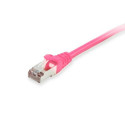 Equip Cat.6A S/FTP Patch Cable, Pink, 25m