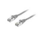Equip Cat.6A S/FTP Patch Cable, 7.5 m, Grey