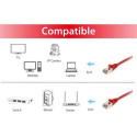 Equip Cat.6A S/FTP Patch Cable, 7.5m, Red