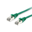 Equip Cat.6A S/FTP Patch Cable, Green, 1.5m