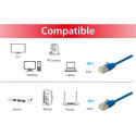 Equip Cat.6A F/FTP Slim Patch Cable, 20m, Blue