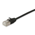Equip Cat.6A F/FTP Slim Patch Cable, 2m, Black