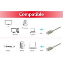 Equip Cat.6A F/FTP Slim Patch Cable, 20m, Beige