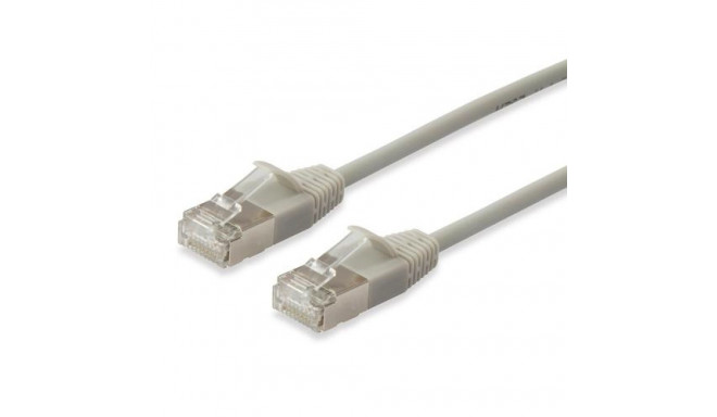 Equip Cat.6A F/FTP Slim Patch Cable, 1m, Beige