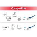 Equip Cat.6 S/FTP Patch Cable, 1.0m, Blue