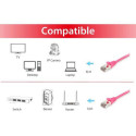 Equip Cat.6 S/FTP Patch Cable, 7.5m, Pink