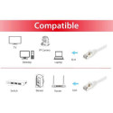 Equip Cat.6 S/FTP Patch Cable, 1.0m, White