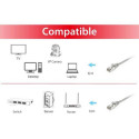 Equip Cat.6 S/FTP Patch Cable, 3.0m, Gray