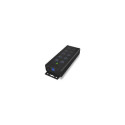 ICY BOX IB-HUB1703-QC3 USB 3.2 Gen 1 (3.1 Gen 1) Type-B 5000 Mbit/s Black
