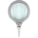Goobay LED Magnifying Lamp with Base and Clamp, 6 W, white
