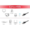 Equip Cat.6A U/UTP Patch Cable, 10m, Black