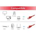 Equip Cat.6A U/UTP Patch Cable, 15m, Red