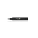 ICY BOX IB-AC1032 Mini DisplayPort DVI-D + VGA (D-Sub) + HDMI Black