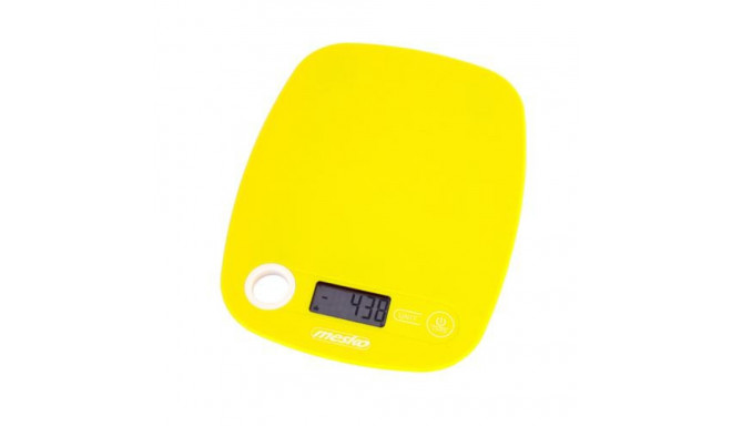 Mesko Home MS 3159y Yellow Countertop Rectangle Electronic kitchen scale