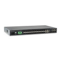 LevelOne KILBY 28-Port L3 Lite Managed Gigabit Fiber Switch, 4 x 10GbE SFP+, 4 x Gigabit SFP/RJ45 Co