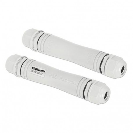 Intellinet Ultra Long Range Outdoor Fast Ethernet PoE+ Extender Kit Extends PoE up to 1000 m (3280 f