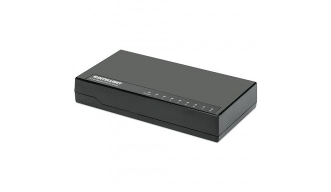 Intellinet 8-Port Gigabit Ethernet Switch Desktop Size, Plastic, IEEE 802.3az (Energy Efficient Ethe